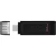 Флеш-память Kingston DataTraveler 70, USB-C 3.2 G1, чер, DT70/64GB