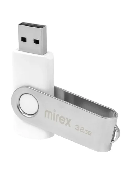 Флеш-память Mirex USB SWIVEL WHITE 32Gb (13600-FMUSWT32 )