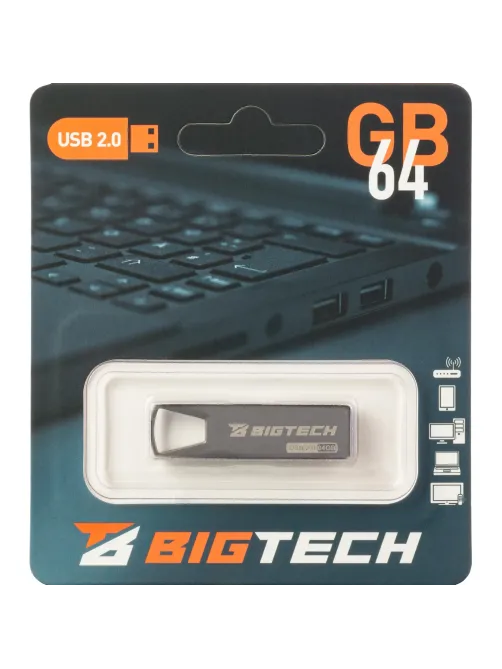 Флеш-память BigTech UFD016, USB2.0, 64GB