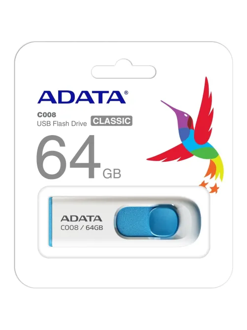 Флеш-память ADATA C008, 64GB, AC008-64G-RWE