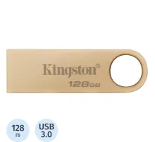 Флеш-память Kingston DTSE9G3/128GB 220MB/s Metal USB 3.2 Gen1 DataTraveler