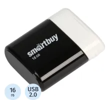 Флеш-память Smartbuy 16GB LARA Black(SB16GBLARA-K)
