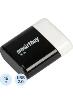 Флеш-память Smartbuy 16GB LARA Black(SB16GBLARA-K)