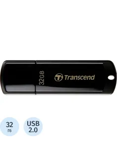 Флеш-память Transcend JetFlash 350, 32Gb, USB 2.0, чер, TS32GJF350