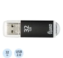 Флеш-память Smartbuy V-Cut, 32Gb, USB 2.0, чер, SB32GBVC-K