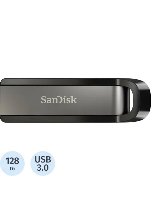 Флеш-память 128GB SanDisk CZ810 Extreme GO, USB 3.2, Black