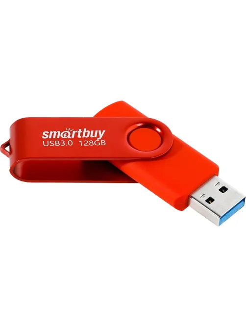 Флеш-память Smartbuy UFD 3.0/3.1 128GB Twist Red (SB128GB3TWR)