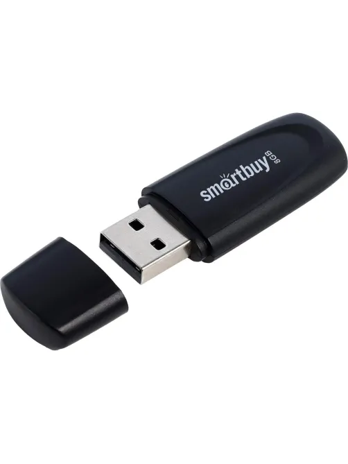 Флеш-память SmartBuy UFD 2.0 008GB Scout Black (SB008GB2SCK)