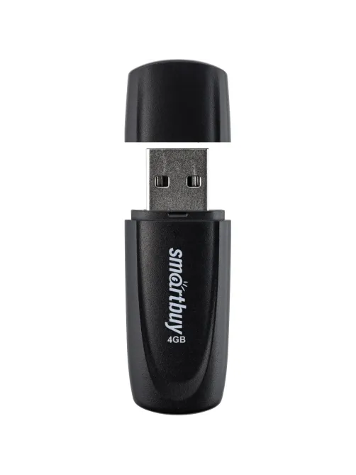 Флеш-память SmartBuy UFD 2.0 004GB Scout Black (SB004GB2SCK)