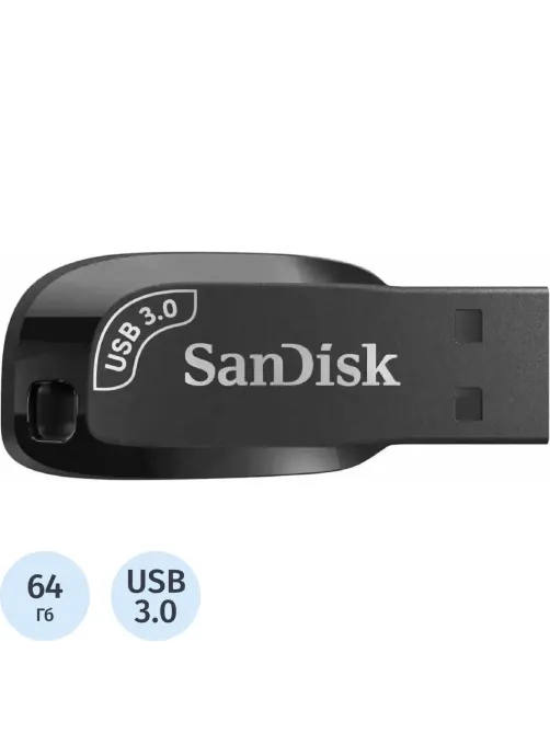 Флеш-память 64GB SanDisk CZ410 Ultra Shift, USB 3.2