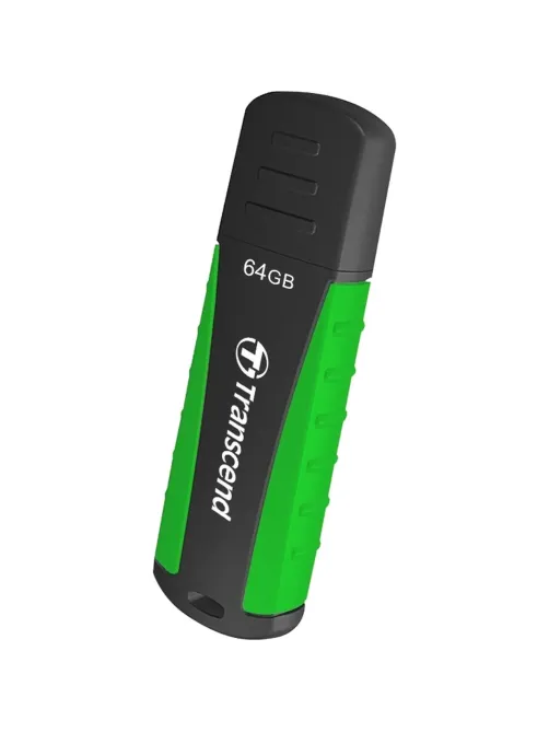 Флеш-память Transcend JetFlash 810, 64Gb, USB 3.1 G1, ч/зел, TS64GJF810