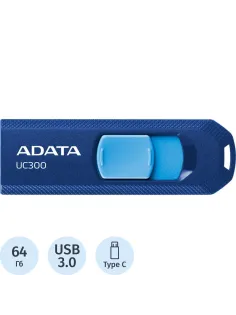 Флеш-память ADATA 64GB ACHO-UC300-64G-RNB/BU