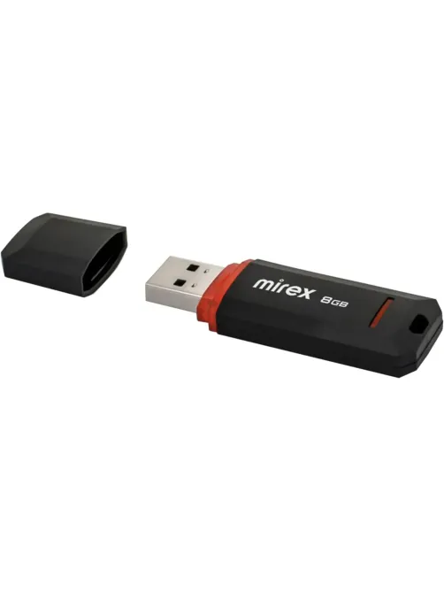 Флеш-память Mirex USB KNIGHT BLACK 8Gb (13600-FMUKNT08 )