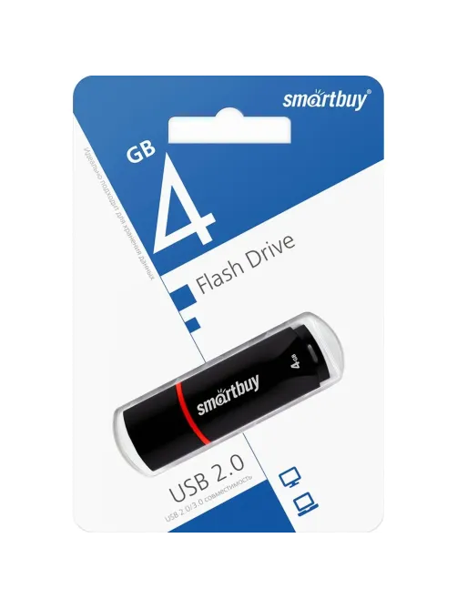 Флеш-память Smartbuy UFD 4GB Crown Black (SB4GBCRW-K)
