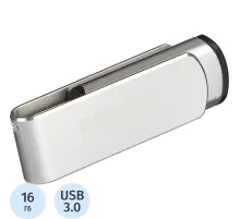 Флеш-память Promega Jet 16GB USB3.0 серебро, металл, под лого NTU388U3016GB