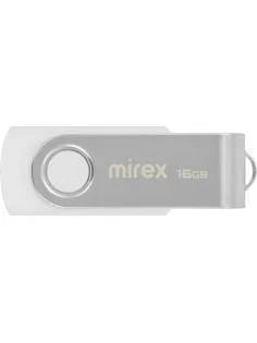 Флеш-память Mirex USB SWIVEL WHITE 16Gb (13600-FMUSWT16 )