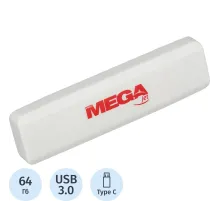 Флеш-память Promega Jet 64GB USB3.0 Type-C/бел пласт/под лог NTU787СU3064GW
