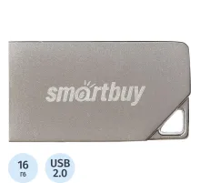 Флеш-память Smartbuy UFD 2.0 016GB MU30 Metal (SB016GBMU30)