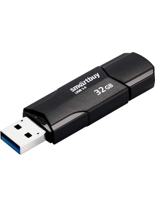 Флеш-память Smartbuy UFD 3.0/3.1 32GB CLUE Black (SB32GBCLU-K3)