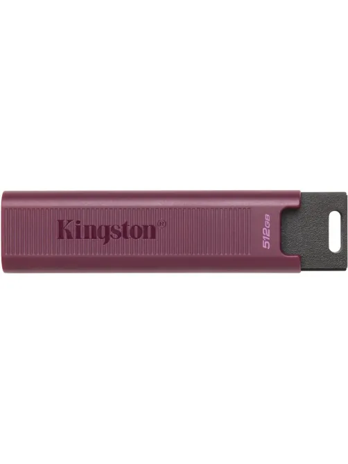 Флеш-память Kingston DataTraveler MaxA, 512 ГБ USB3.2 Gen 2 Type-A/бордовый