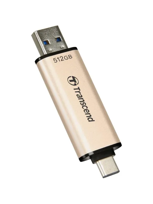 Флеш-память Transcend Jetflash 930С (TS512GJF930C)512GB/USB3.2/золот/черн