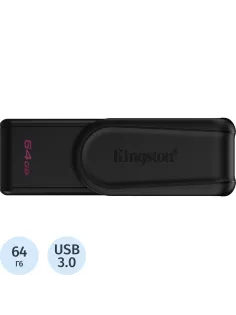 Флеш-память Kingston DataTraveler Exodia S, 64Гб, USB 3.2 gen.1, черный