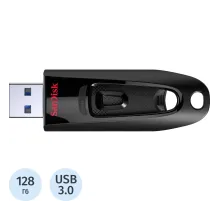 Флеш-память SanDisk Ultra, 128Gb, USB 3.0, чер, SDCZ48-128G-U46