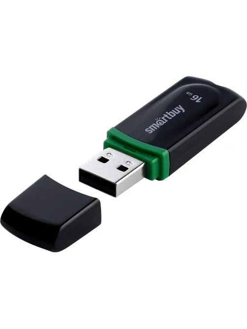 Флеш-память Smartbuy UFD 2.0 16GB Paean Black (SB16GBPN-K)