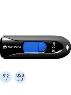 Флеш-память Transcend JetFlash 790, 512Gb, USB3.0, чер, TS512GJF790K