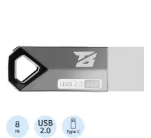 Флеш-память BigTech UFD001, USB2.0, 8GB