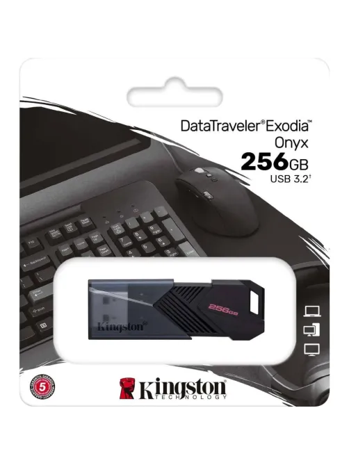 Флеш-память Kingston DataTraveler Exodia Onyx, 256GB USB 3.2 Gen 1