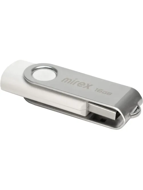 Флеш-память Mirex USB SWIVEL WHITE 16Gb (13600-FMUSWT16 )