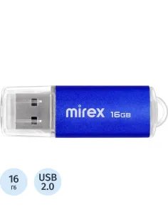 Флеш-память Mirex USB UNIT AQUA 16Gb (13600-FMUAQU16 )