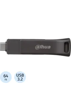 Флеш-память Dahua 64 ГБ, USB3.2 Gen1 Type A и Type C DHI-USB-P629-32-64GB
