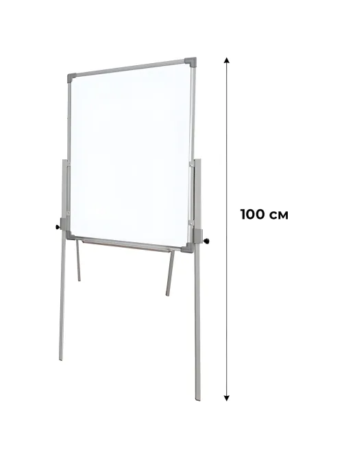 Флипчарт мольберт двусторонний комбинир.BoardSYS, h 1,0м, алюм.цветная рама