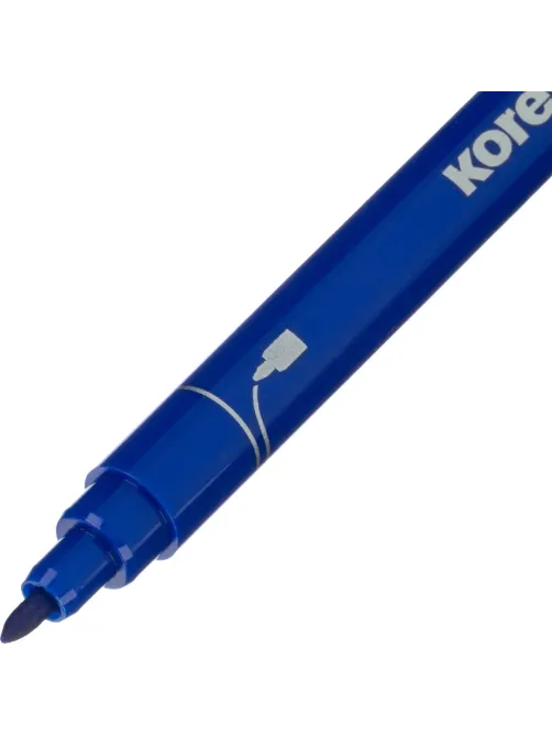 Фломастеры Kores 10цв,двусторон,вент.колп, 29021