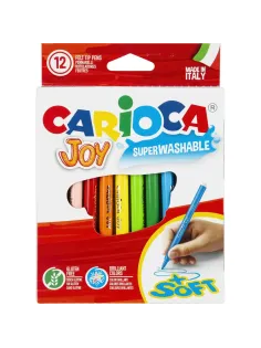 Фломастеры наб. 12цв.,CARIOCA JOY, 40614