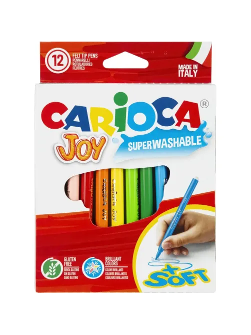 Фломастеры наб. 12цв.,CARIOCA JOY, 40614