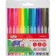 Фломастеры Комус Класс ColorPics набор 12 цв.,вентилир.,смыв., блист. упак