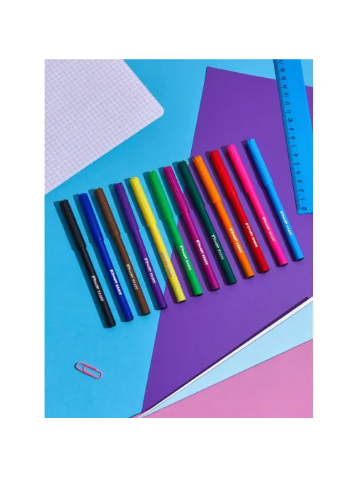 Фломастеры Комус Класс ColorPics набор 12 цв.,вентилир.,смыв., блист. упак