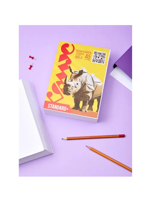 Бумага КОМУС ДОКУМЕНТ Standard (А5, марка С, 80 г/кв.м, 500 л)