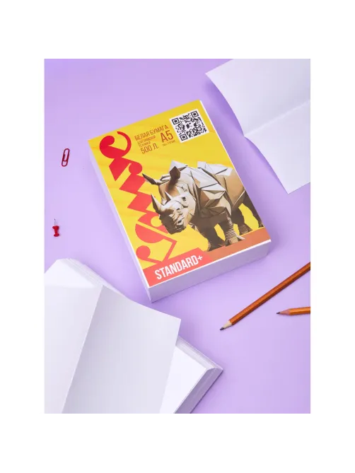 Бумага КОМУС ДОКУМЕНТ Standard (А5, марка С, 80 г/кв.м, 500 л)