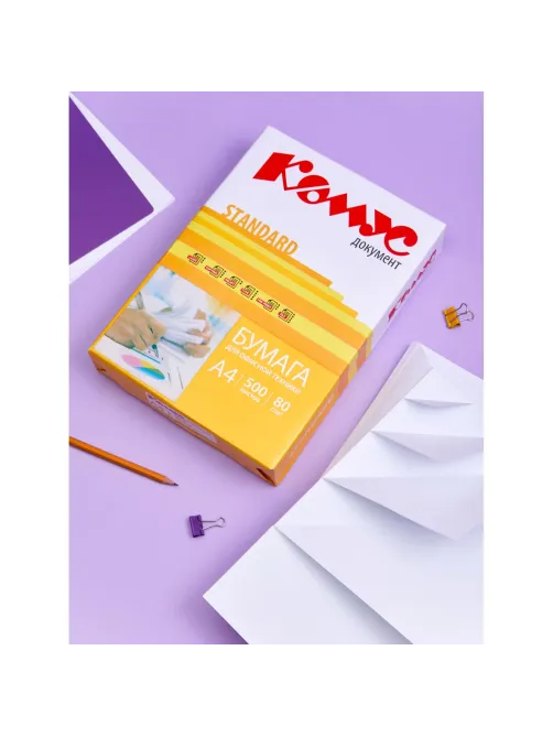 Бумага КОМУС ДОКУМЕНТ Standard (А4, марка С, 80 г/кв.м, 500 л)