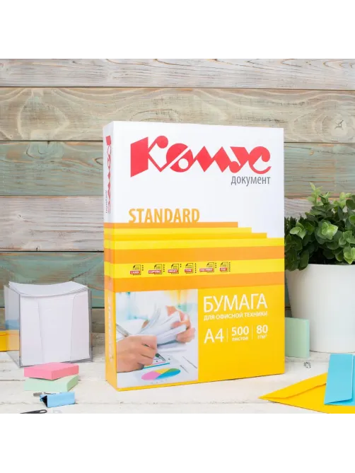 Бумага КОМУС ДОКУМЕНТ Standard (А4, марка С, 80 г/кв.м, 500 л)