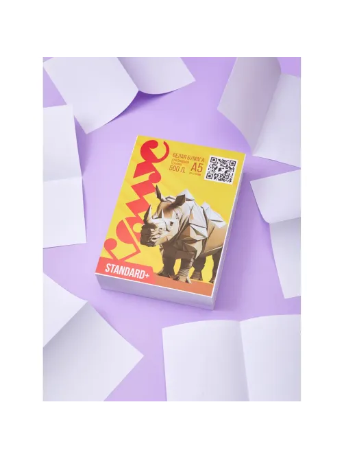 Бумага КОМУС ДОКУМЕНТ Standard (А5, марка С, 80 г/кв.м, 500 л)