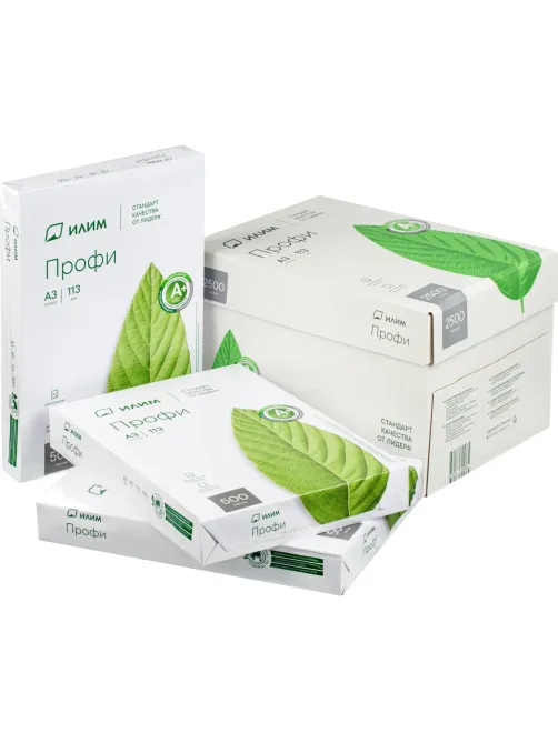 Бумага Илим Профи (А3, марка А, 80 г/кв.м, 500 л)