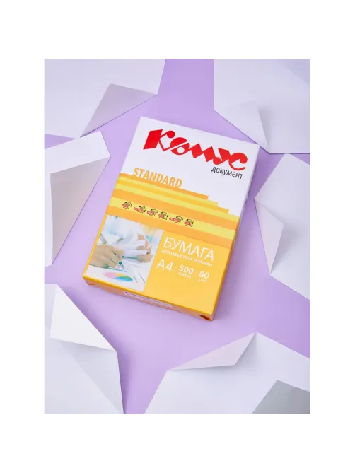 Бумага КОМУС ДОКУМЕНТ Standard (А4, марка С, 80 г/кв.м, 500 л)