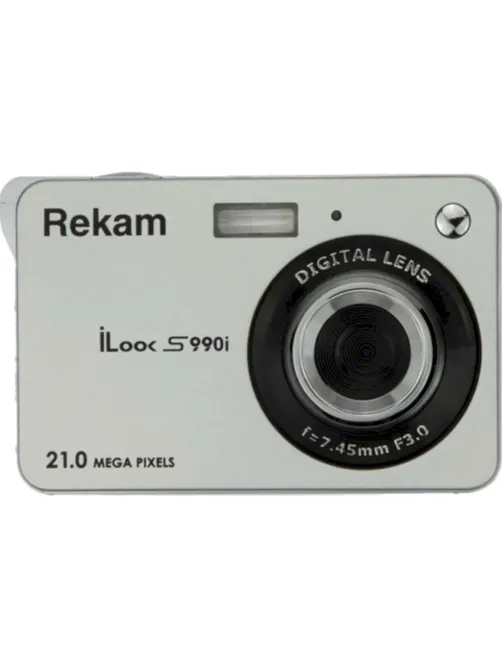 Фотоаппарат Rekam iLook S990i silver metallic