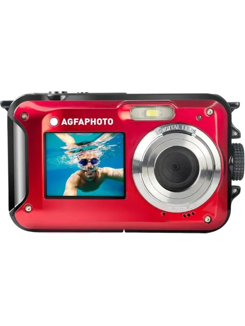 Фотоаппарат AgfaPhoto Realishot WP8000RD-2 Red, водонепр., 2 дисплея