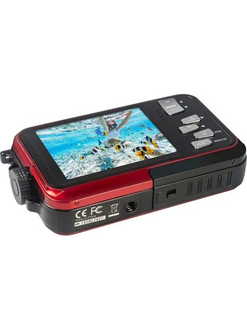 Фотоаппарат AgfaPhoto Realishot WP8000RD-2 Red, водонепр., 2 дисплея